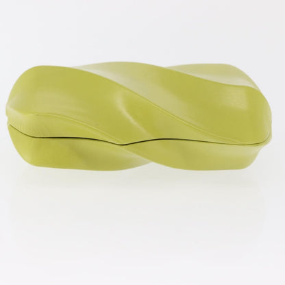 Bottega Veneta The Whirl Clutch Leather, Green, Leather, Clutch