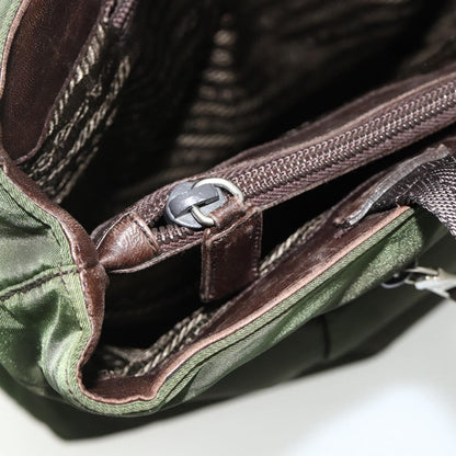 Prada Zip Tote Tessuto, Khaki, Nylon, Tote Bag