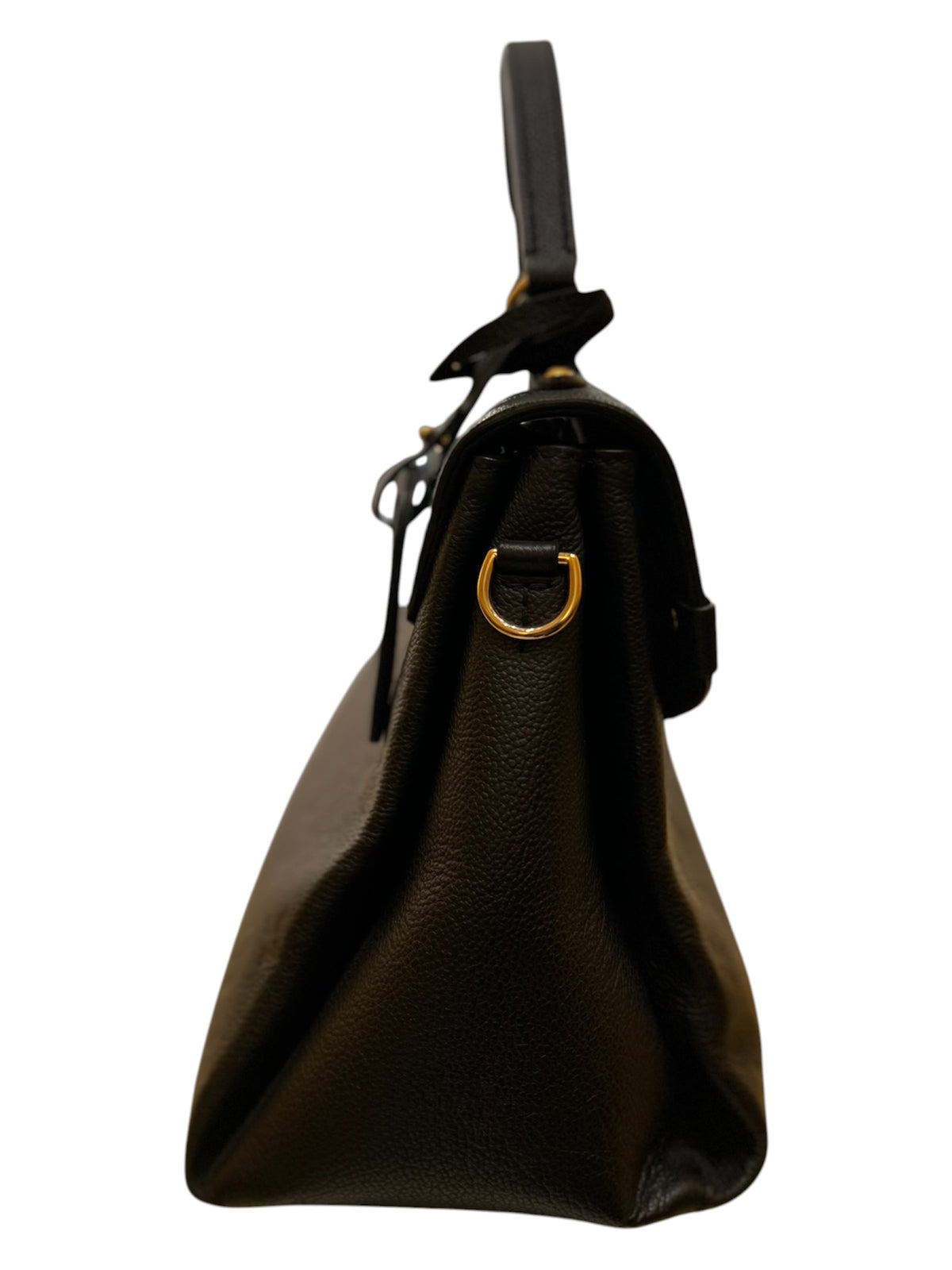 Louis Vuitton Georges Monogram Empreinte Leather, Black, Leather, Handbag
