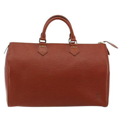Louis Vuitton Speedy Epi Leather, Brown, Leather, Handbag