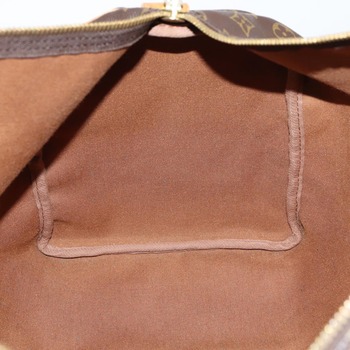 Louis Vuitton Keepall Bag Monogram Canvas, BROWN, CANVAS, Travel bag