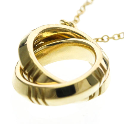 Tiffany & Co. Atlas X Closed Interlocking Pendant 18K Yellow Gold, Gold, Yellow Gold, Necklace