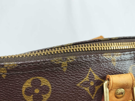 Louis Vuitton Speedy Handbag Monogram Canvas, Brown, Canvas, Handbag