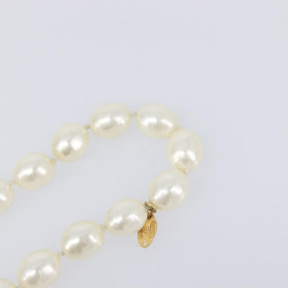 Chanel CC Pearl Metal and Pearls, White, Pearl, Necklace