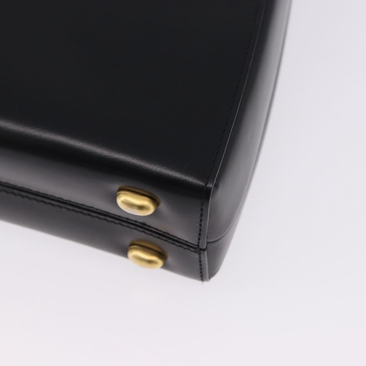 Celine Vintage Leather, Black, Leather, Shoulder Bag