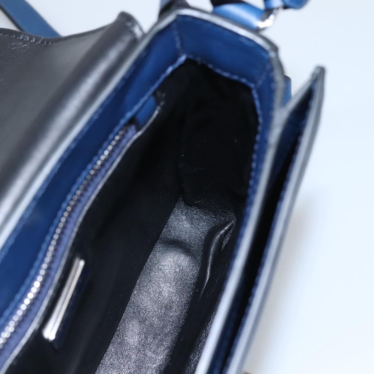 Bottega Veneta Turnlock Intrecciato Nappa, Black, Leather, Shoulder Bag