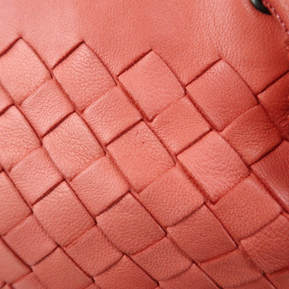 Bottega Veneta Shoulder Intrecciato Nappa, Pink, Leather, Shoulder Bag