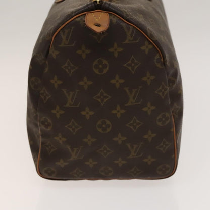 Louis Vuitton Speedy Handbag Monogram Canvas, BROWN, CANVAS, Handbag
