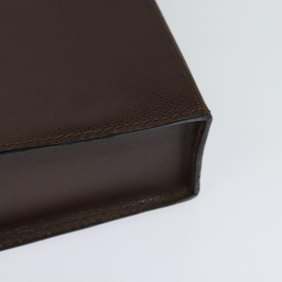 Celine Vintage Turnlock Leather, Brown, Leather, Shoulder Bag