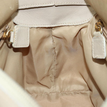 Celine Handbag Nylon, Beige, Nylon, Handbag