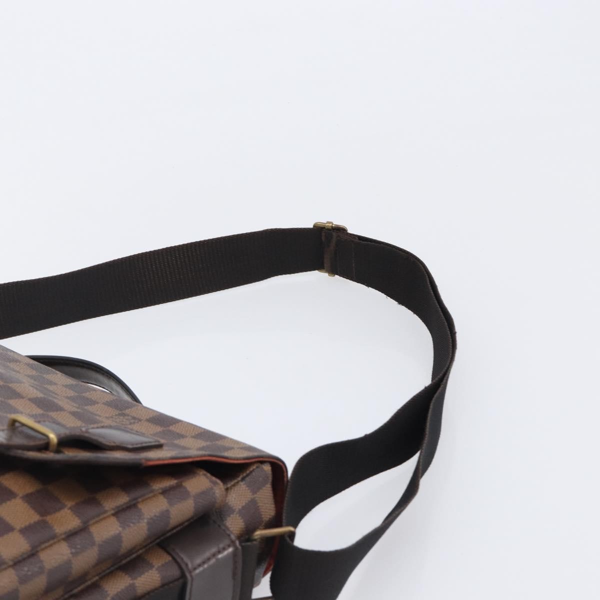 Louis Vuitton Broadway Damier Ebene, Brown, Canvas, Shoulder Bag