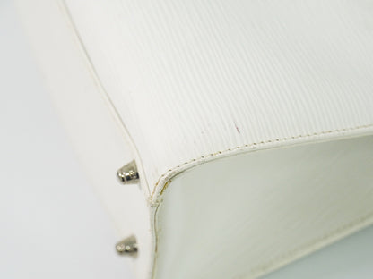 Fendi Vintage Handbag Leather, White, Leather, Handbag
