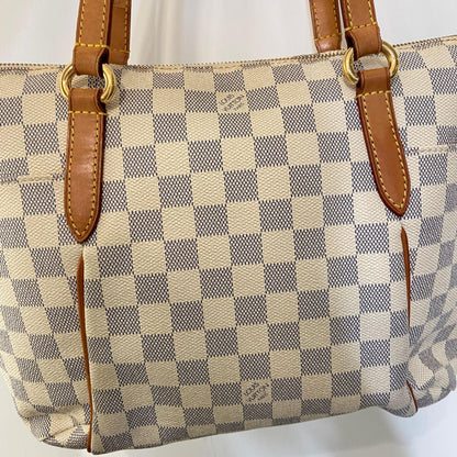 Louis Vuitton Totally Damier, Neutral, Canvas, Tote Bag