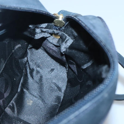 Salvatore Ferragamo Vara Bow camera Suede, Navy, Suede, Shoulder Bag