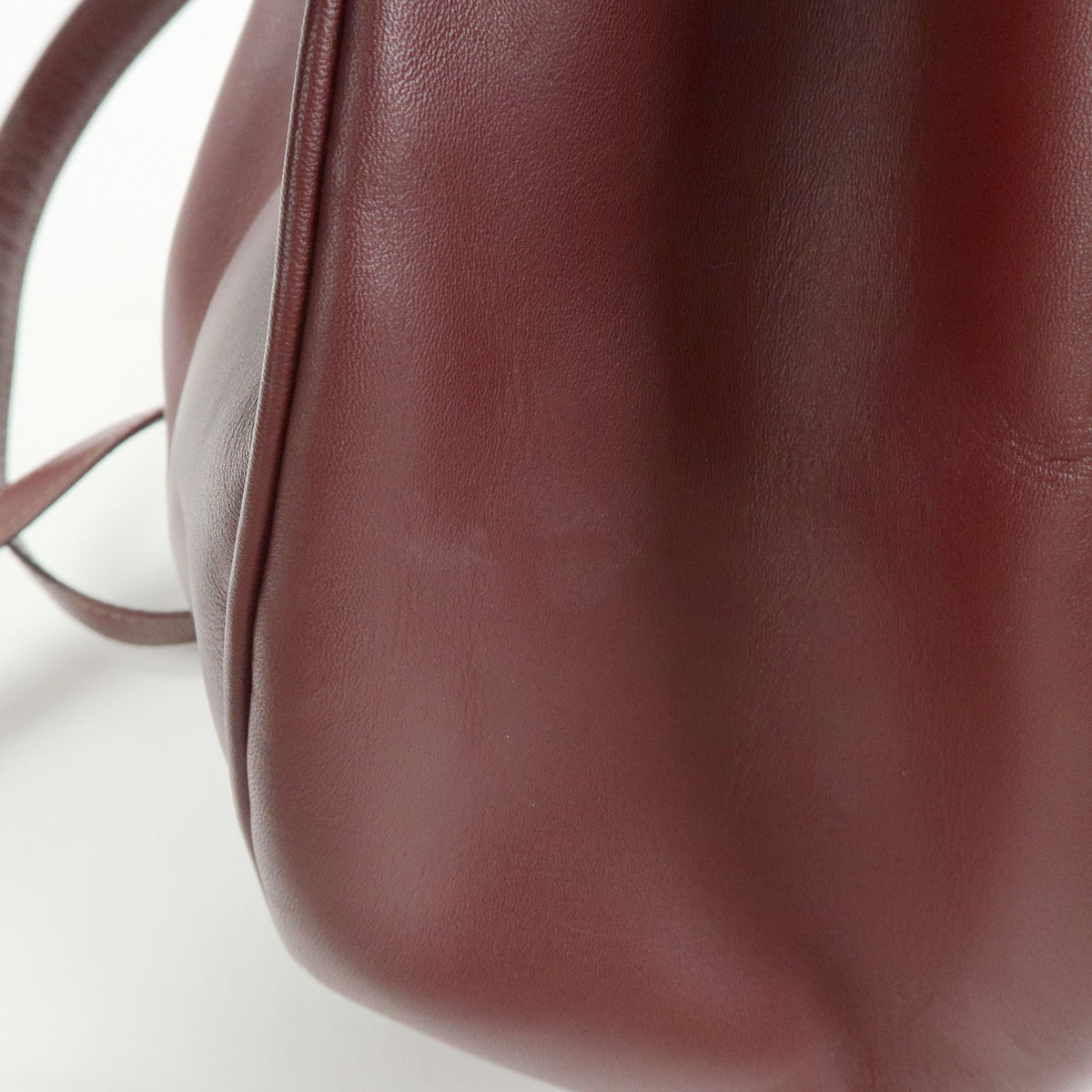 Cartier Must de Cartier Leather, Burgundy, Leather, Shoulder Bag