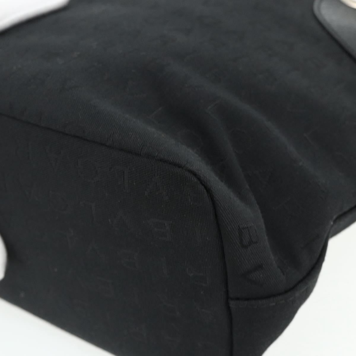 Bvlgari Logomania Canvas, Black, Canvas, Shoulder Bag