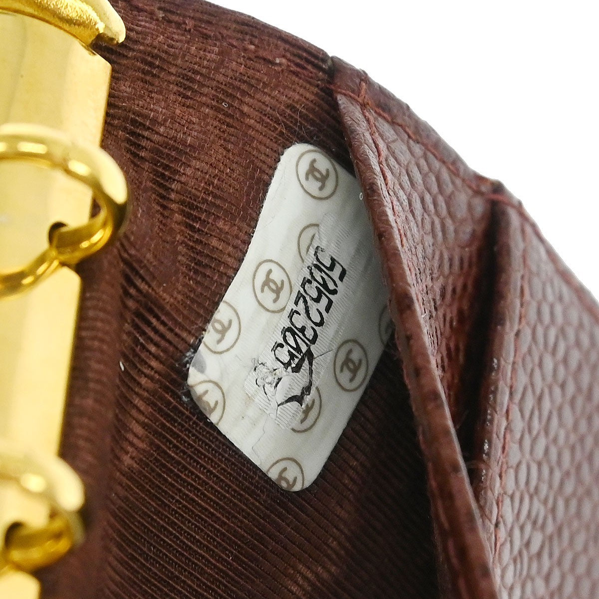 Chanel CC Bifold Quilted Caviar, Brown, Leather, Wallet