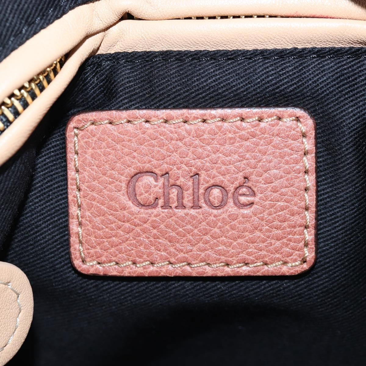 Chloe Paraty Quilted Leather, Brown, Leather, Handbag