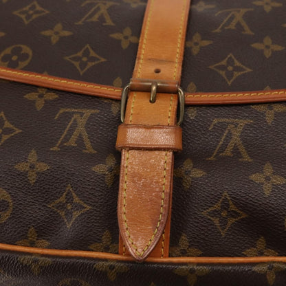 Louis Vuitton Saumur Monogram Canvas, Brown, Canvas, Shoulder Bag