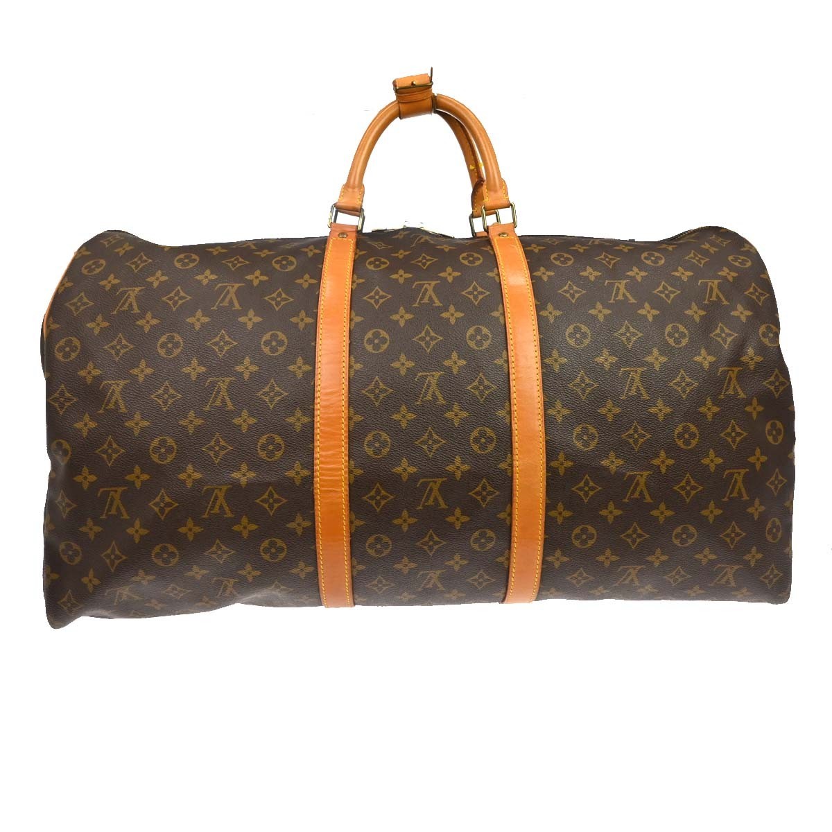 Louis Vuitton Keepall Monogram Canvas, Brown, Canvas, Travel Bag