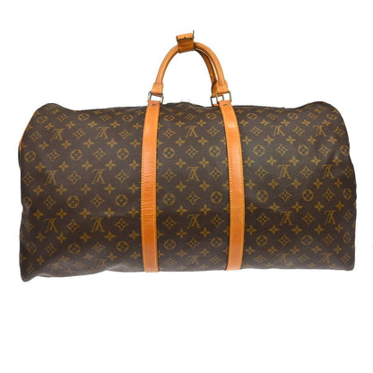 Louis Vuitton Keepall Monogram Canvas, Brown, Canvas, Travel Bag