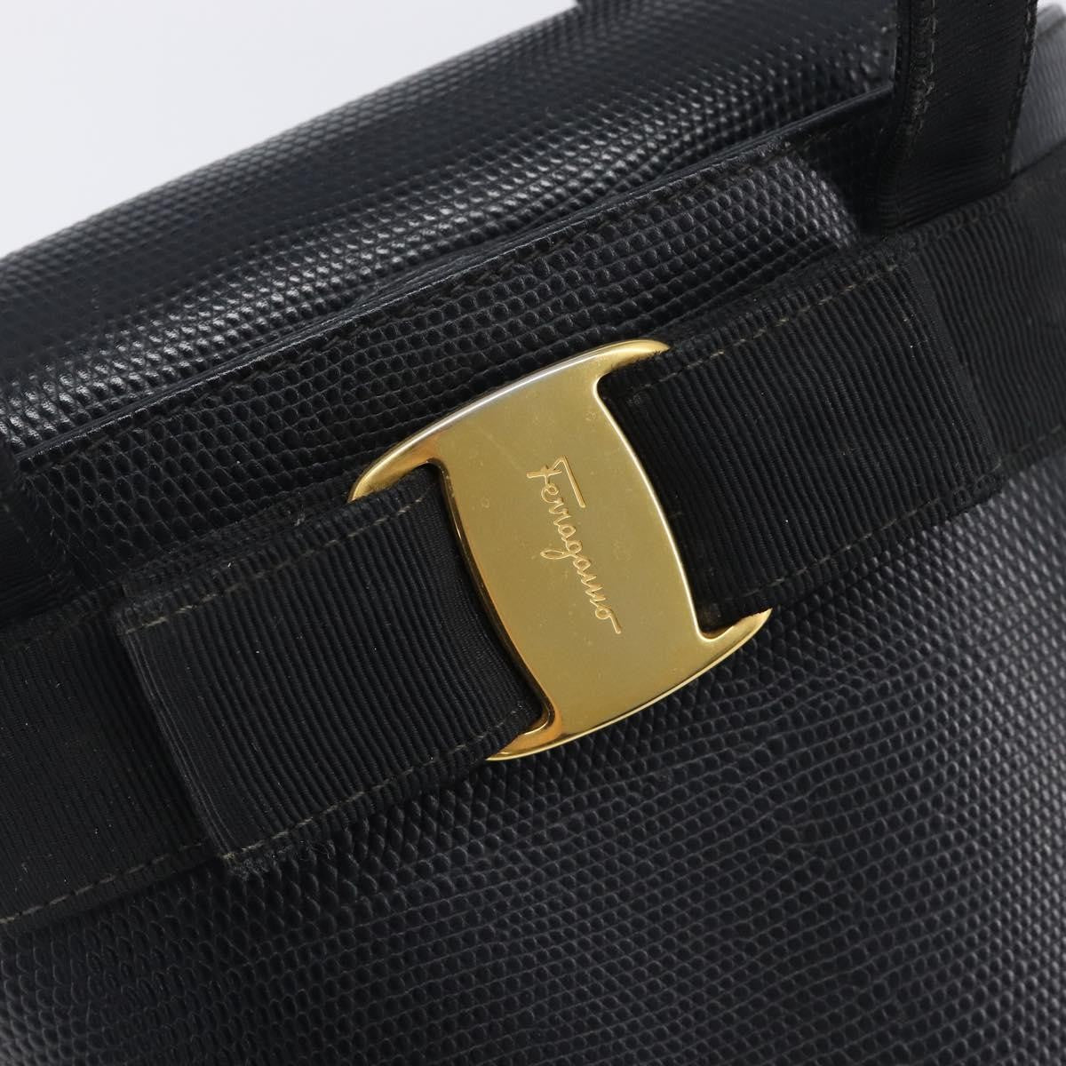 Salvatore Ferragamo Vara Bow Leather, Black, Leather, Crossbody Bag