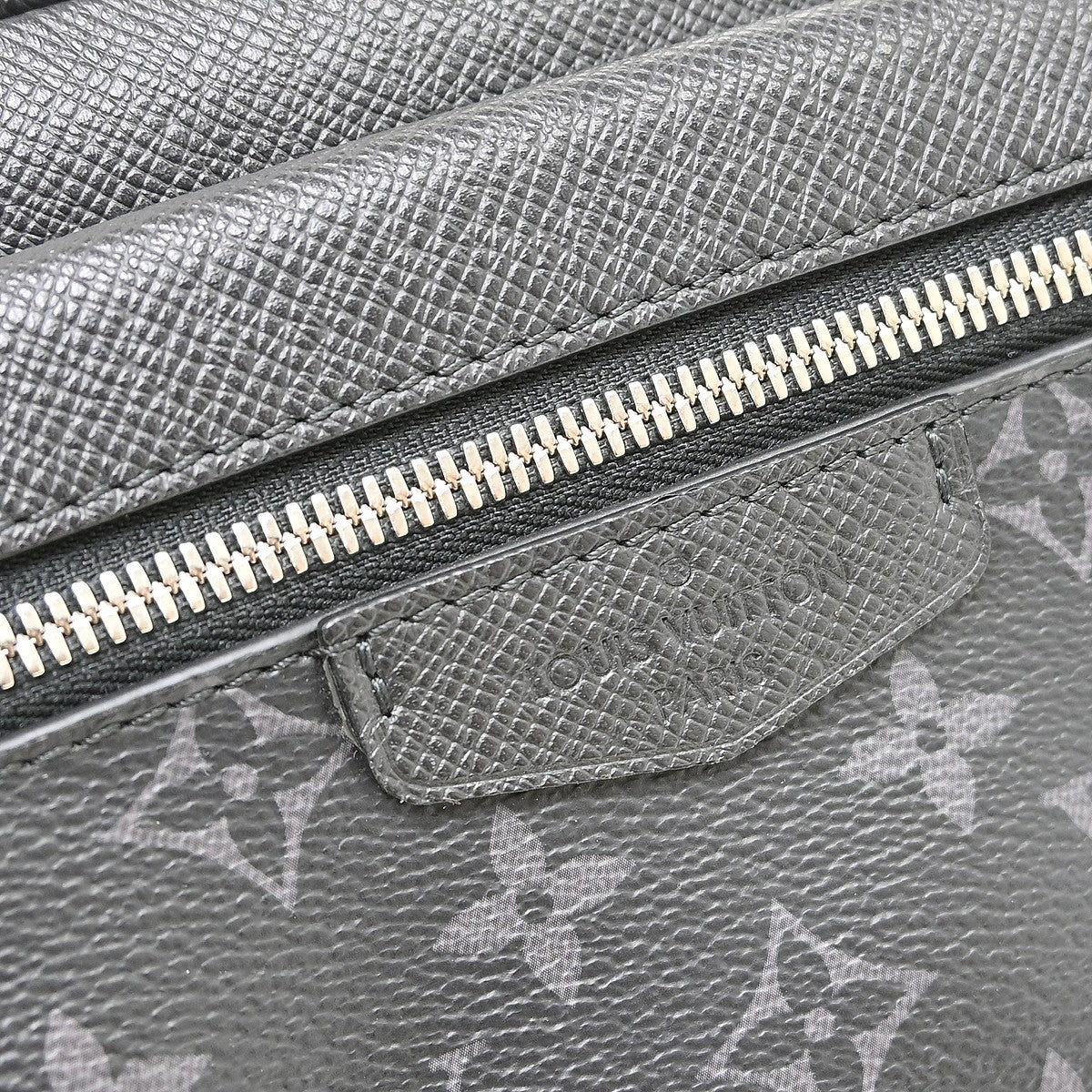 Louis Vuitton Outdoor BumBag Monogram Taigarama, Black, Leather, Shoulder Bag