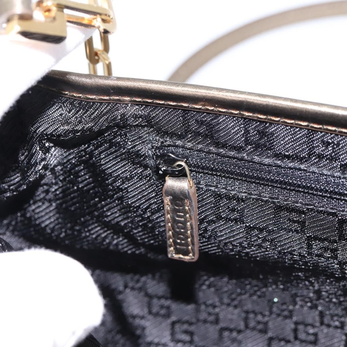 Gucci Tiger Charm Leather, Gold, Leather, Shoulder Bag