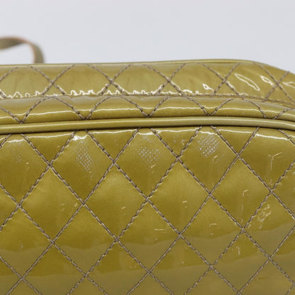 Salvatore Ferragamo Vala Patent Leather, Green, Patent Leather, Shoulder Bag