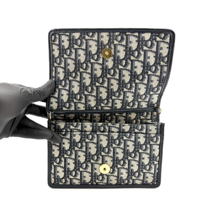 Christian Dior 30 Montaigne 2-in-1 Oblique Canvas, Beige, Canvas, Clutch