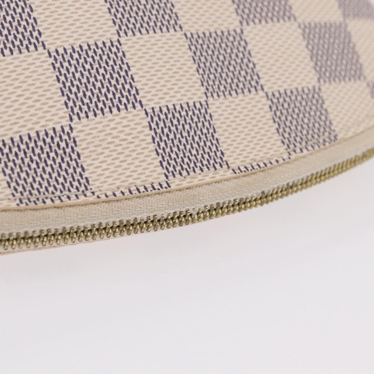 Louis Vuitton Toiletry Pouch Damier, Beige, Canvas, Clutch