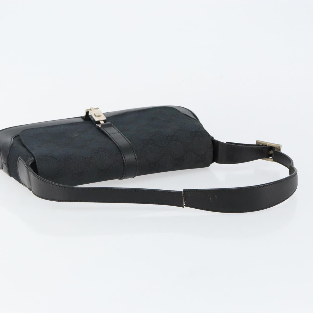 Gucci Vintage Jackie O Web Hobo GG Canvas, BLACK, CANVAS, Shoulder bag