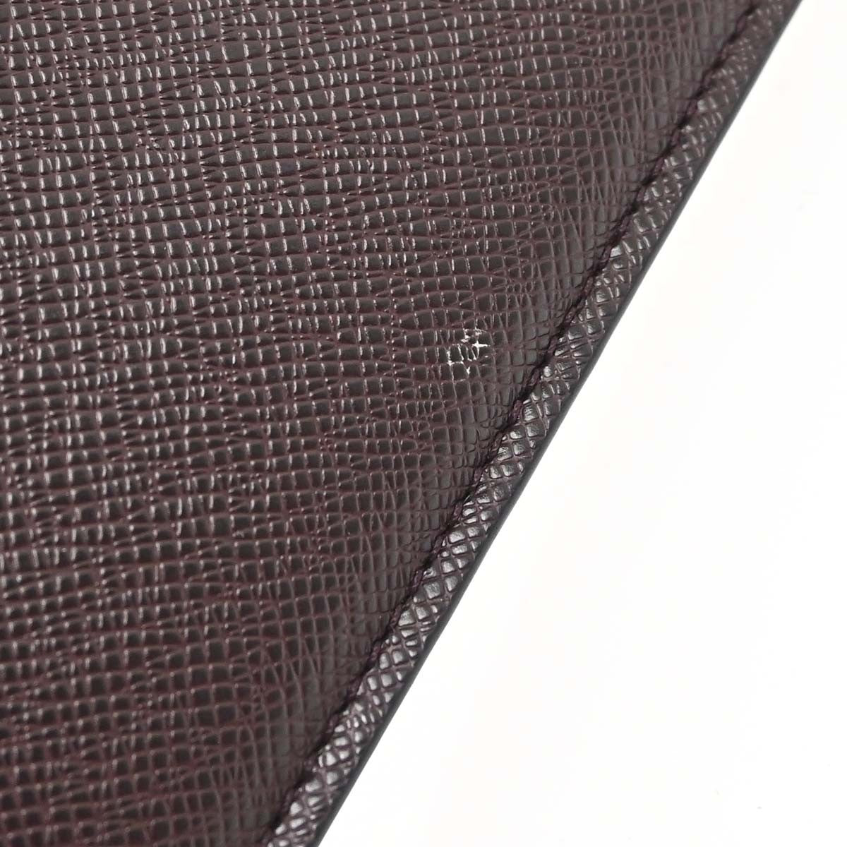 Louis Vuitton Serviette Moskova Taiga Leather, Purple, Leather, Briefcase