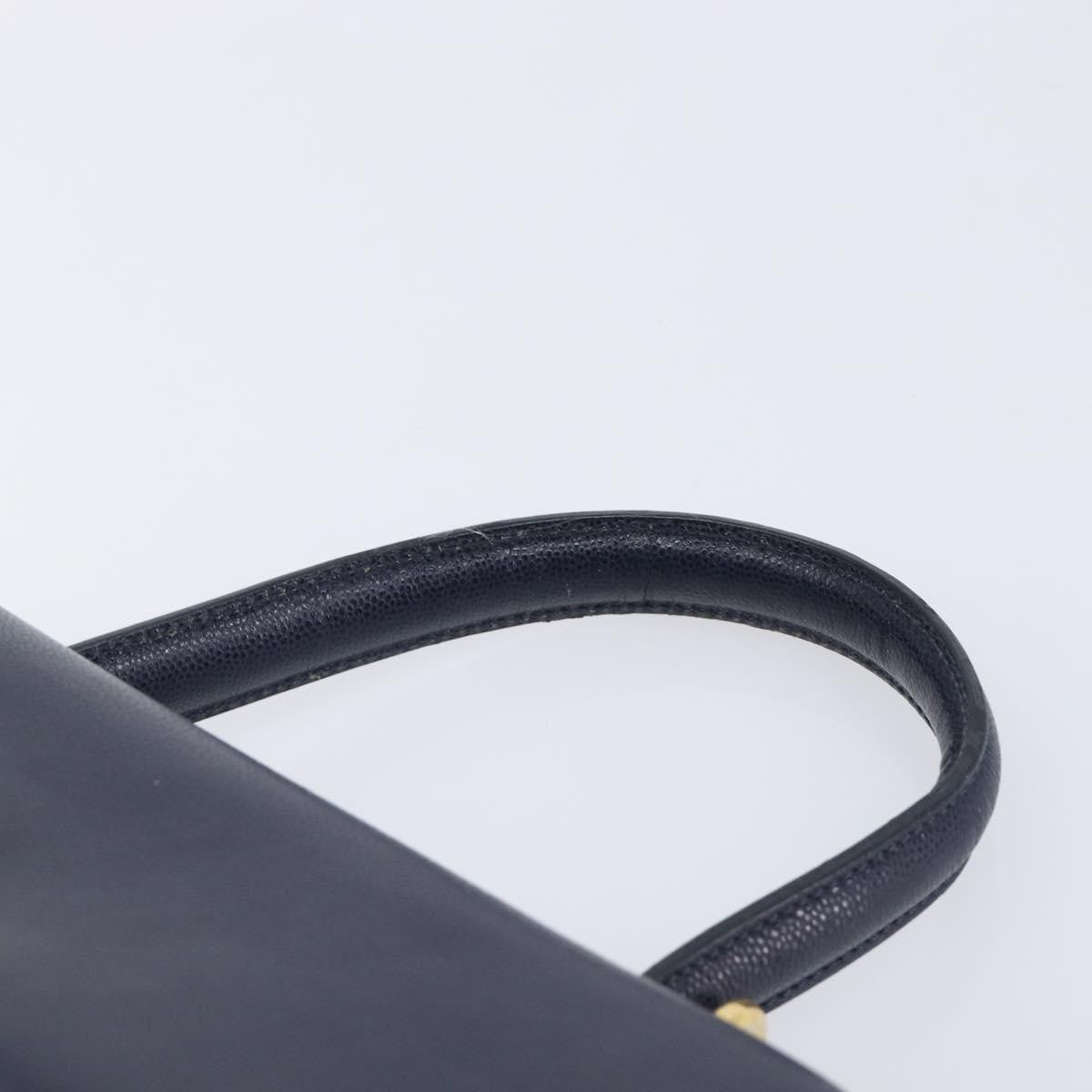Celine Handbag Leather, Navy, Leather, Handbag