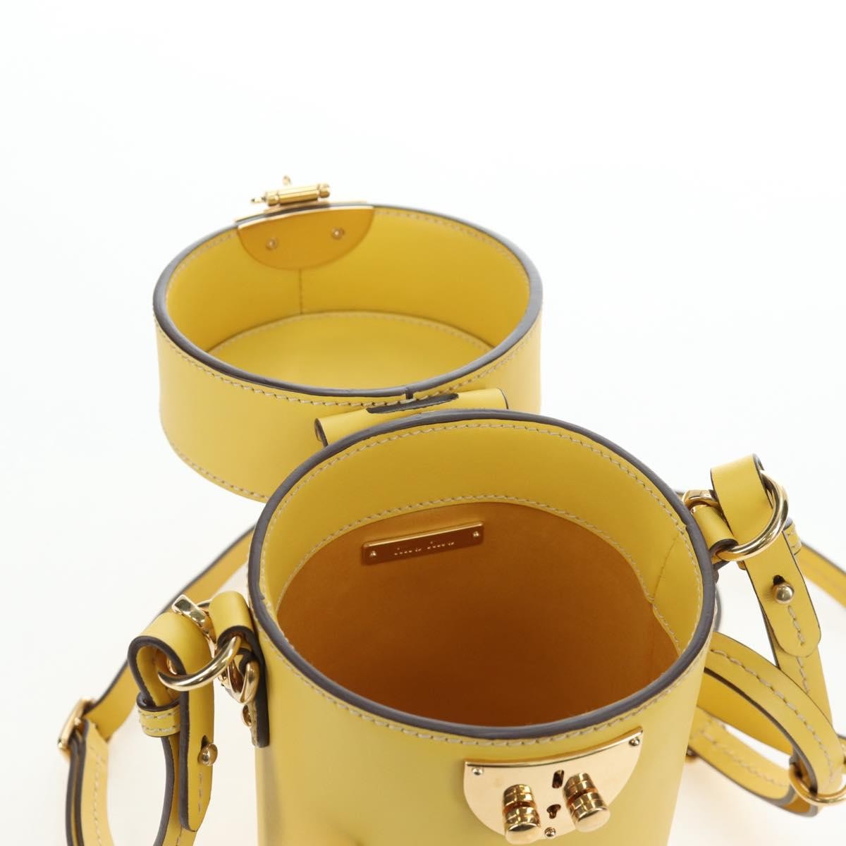 Miu Miu Vintage Leather, Yellow, Leather, Handbag