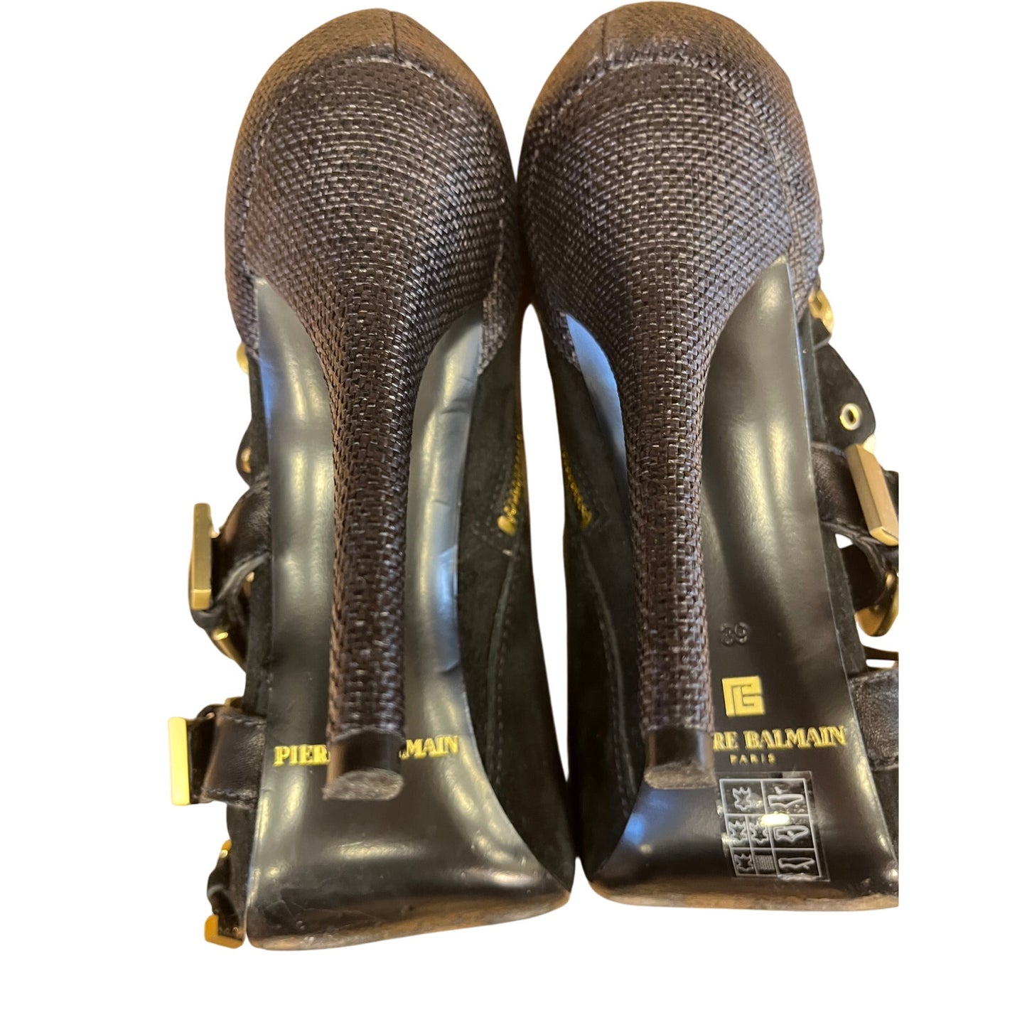 Balmain Buckle High Heels