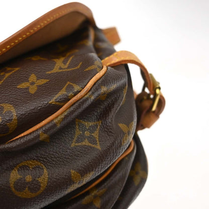 Louis Vuitton Saumur Monogram Canvas, Brown, Canvas, Shoulder Bag