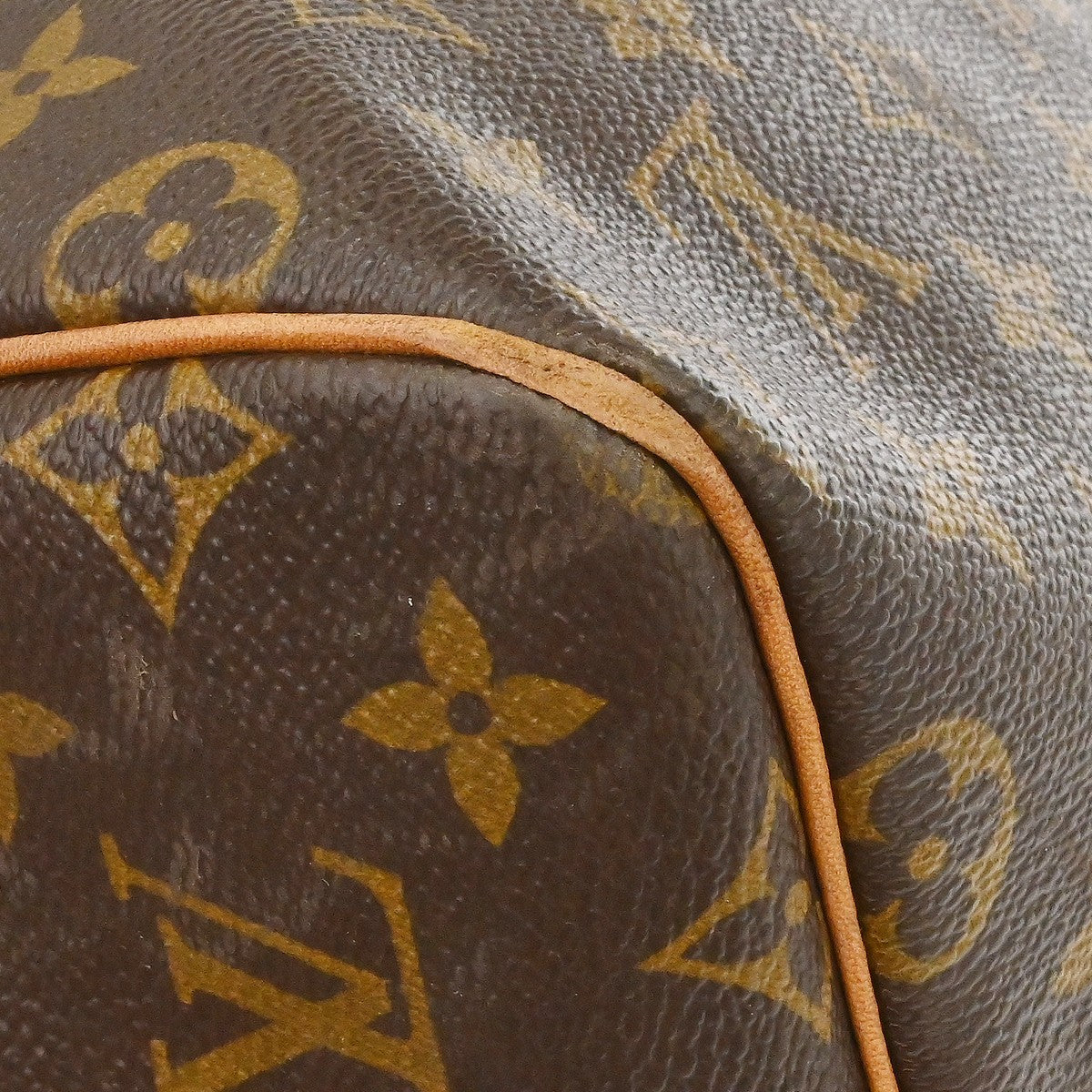 Louis Vuitton Keepall Monogram, Brown, Canvas, Travel Bag