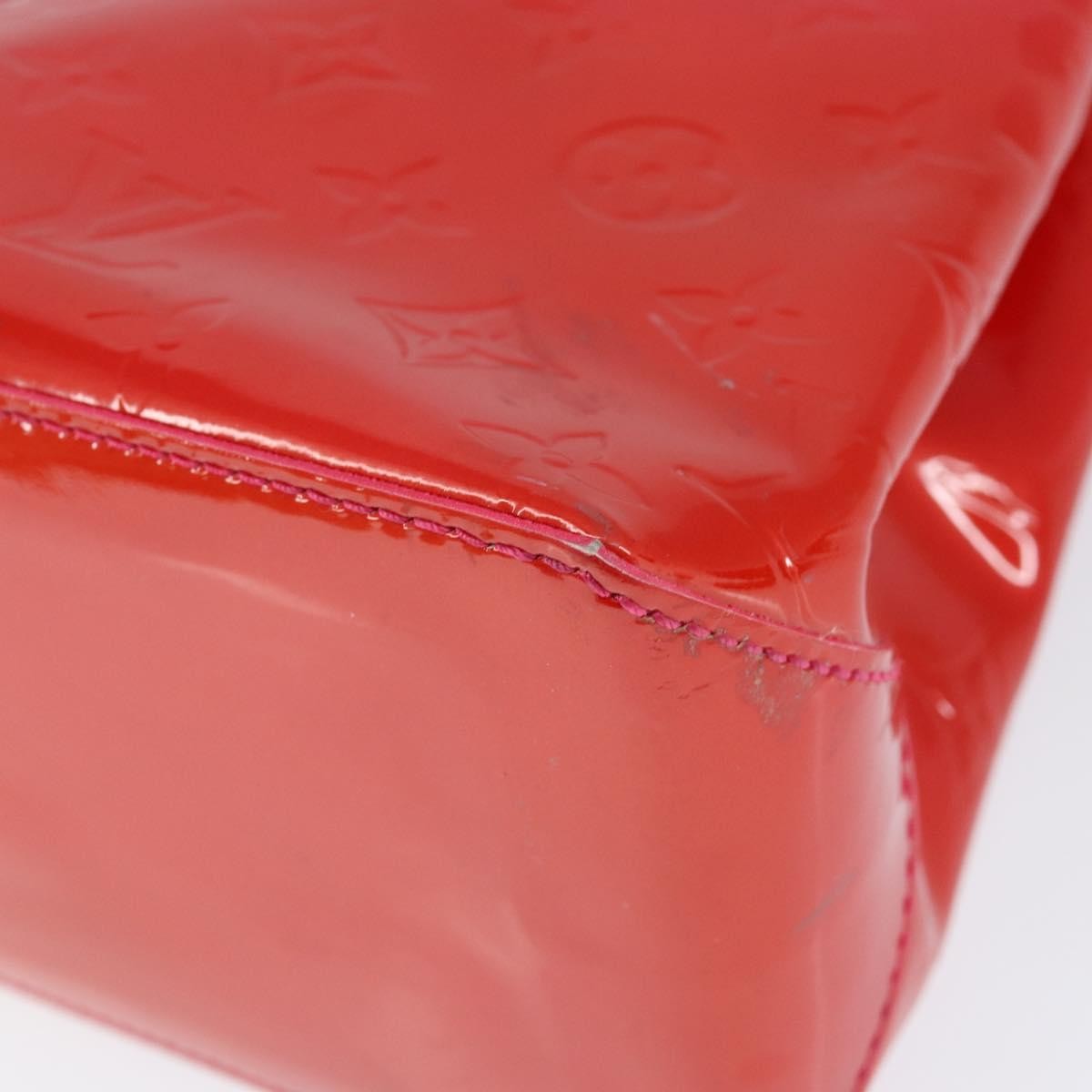 Louis Vuitton Wilshire Monogram Vernis, Pink, Patent Leather, Handbag
