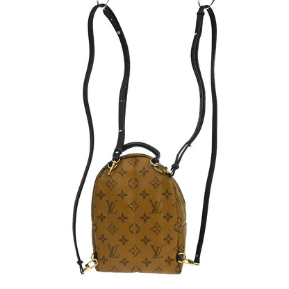 Louis Vuitton Palm Springs Monogram, Brown, Canvas, Backpack