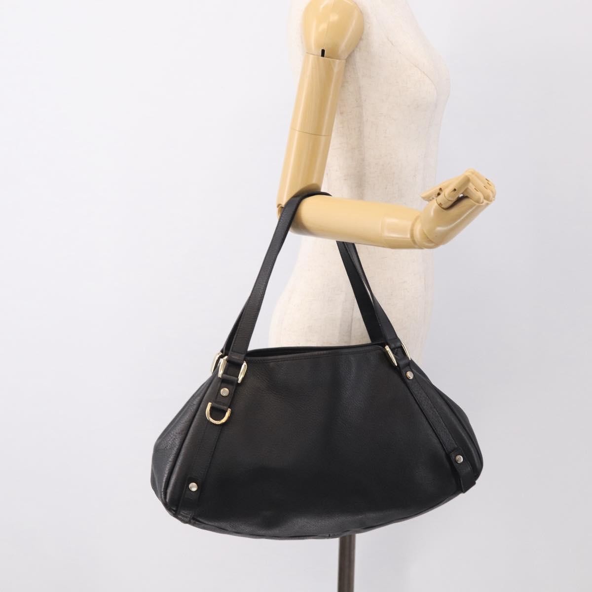 Gucci Abbey Leather, Black, Leather, Shoulder Bag