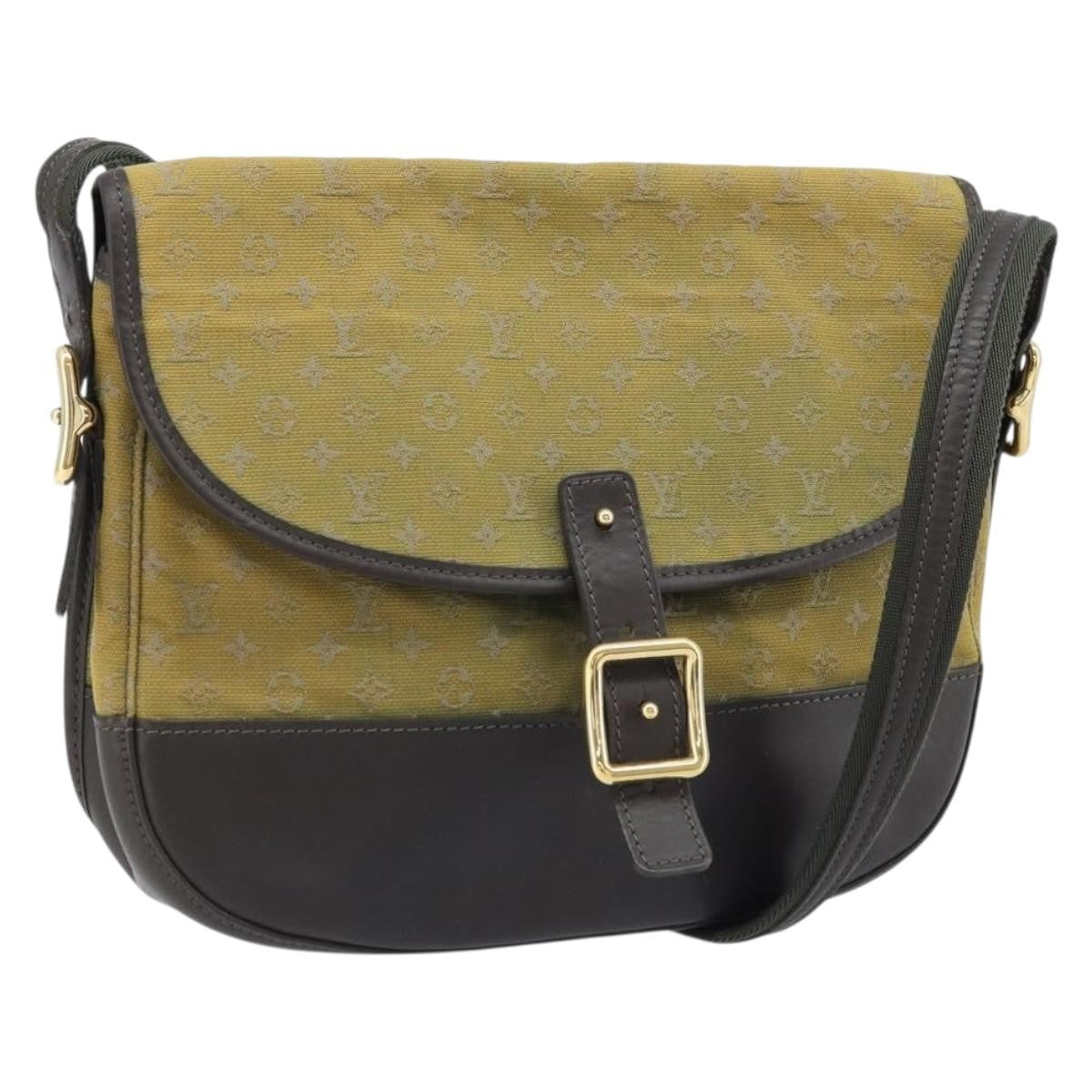Louis Vuitton Marjorie Mini Lin, Khaki, Canvas, Shoulder Bag