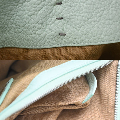 Fendi Roll Tote Selleria Leather, Green, Leather, Tote Bag