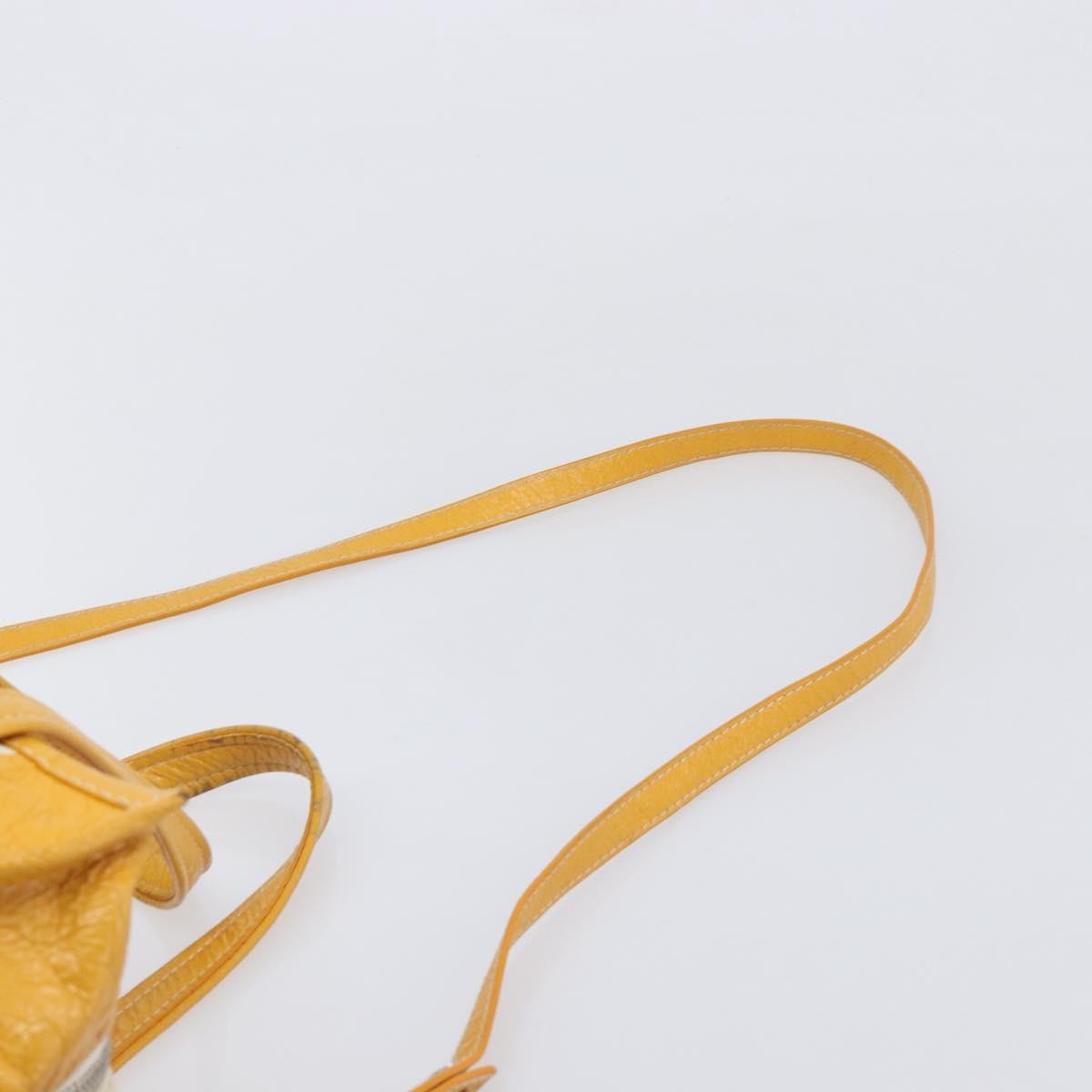 Balenciaga Bazar Leather, Yellow, Leather, Tote Bag
