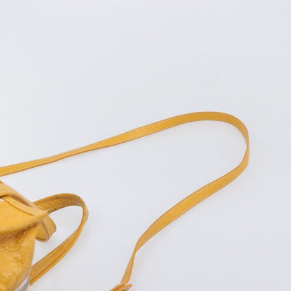 Balenciaga Bazar Leather, Yellow, Leather, Tote Bag