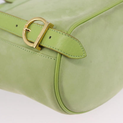 Salvatore Ferragamo Gancini Suede, Green, Suede, Backpack