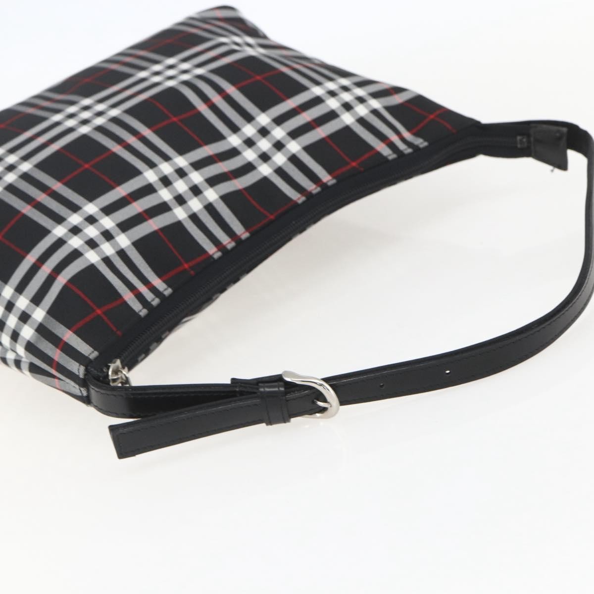 Burberry Nova Check Nylon, Black, Nylon, Handbag