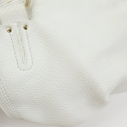 Celine Bittersweet Leather, White, Leather, Handbag
