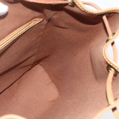 Louis Vuitton Vintage Montsouris Monogram Canvas, Brown, Canvas, Backpack