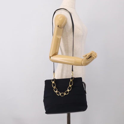 Salvatore Ferragamo Vala Canvas, Navy, Canvas, Shoulder Bag